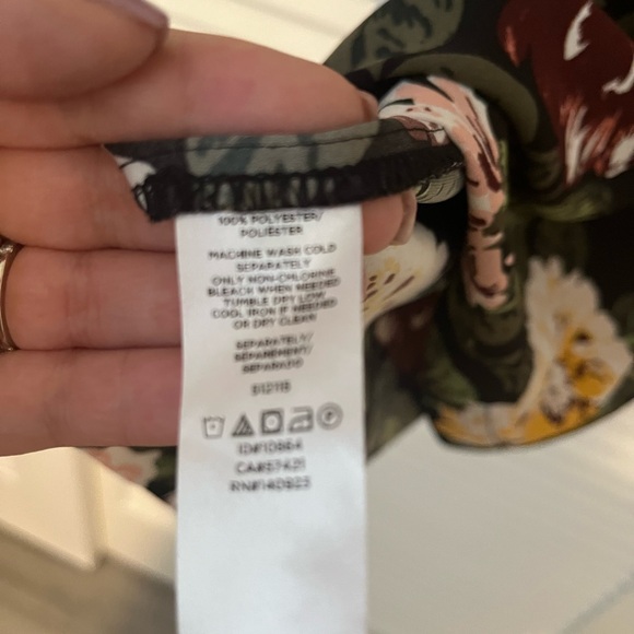 LOFT floral shirt dress - Picture 4 of 4